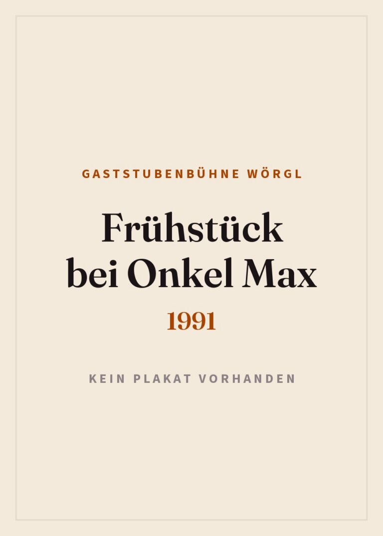 Frühstück bei Onkel Max