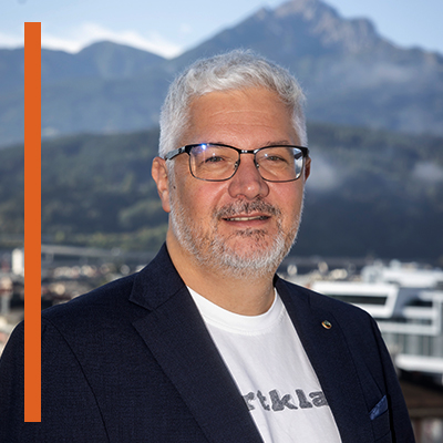 Stuart Kugler, Obmann der Gaststubenbühne Wörgl
