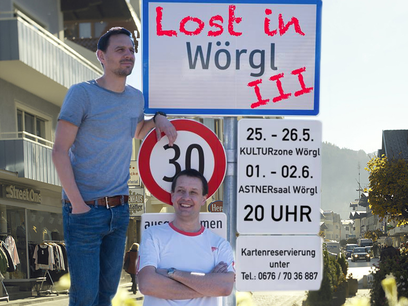Stefan Peschta und Jürgen Chmela-Heiss laden wieder zum kabarettistischen Jahresrückblick.